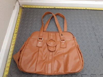 Cartera/bolso de mano Volcom de cuero marrón #S79 Foto 1 de 3