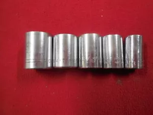 Vintage Craftsman 1/2 Zoll Antrieb flache Standard Steckschlüssel Made is USA 12 Punkt - Bild 1 von 4