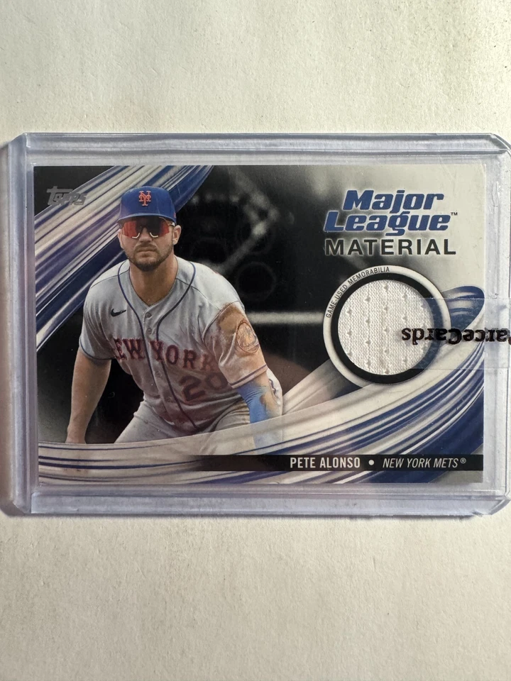 K255,214 - 2023 Topps Major League Black #MLMPA Pete Alonso #/199 Jersey - Image 1 of 1
