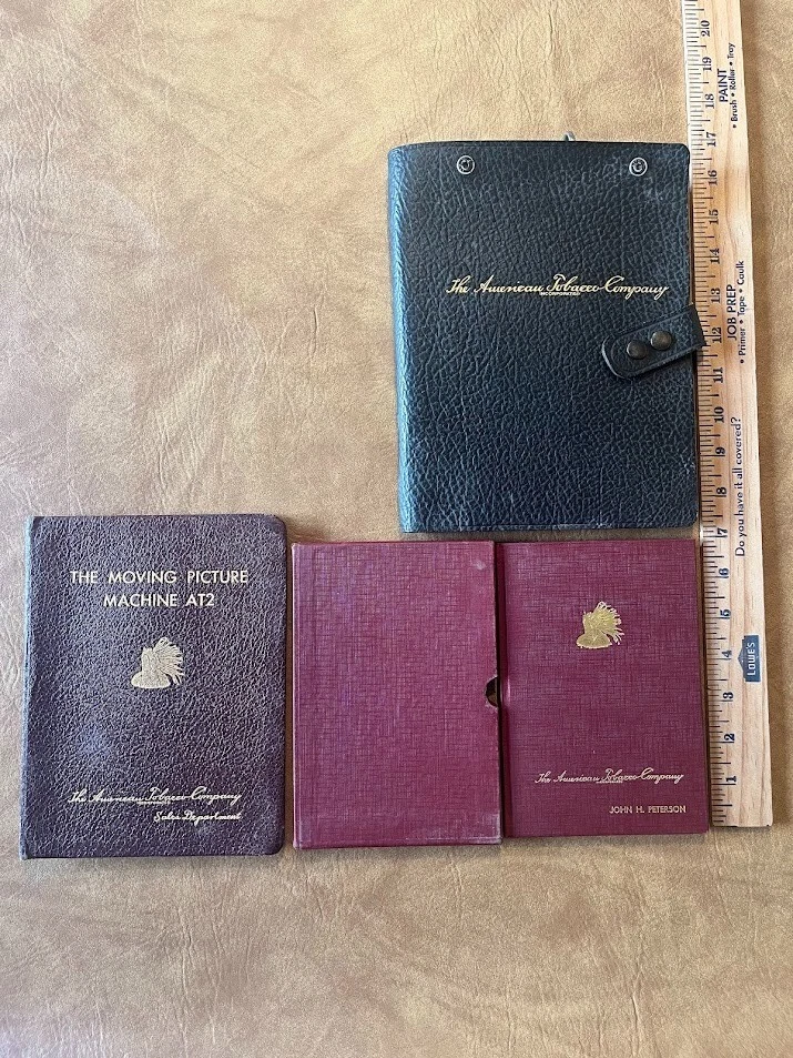 Libro de registro y película de American Tobacco Company vendedor ruta Lucky Strike Foto 1 de 4