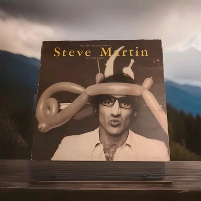 Steve Martin Let's Get Small Signed Cover Gatefold Comedy LP - Imagem 1 de 2