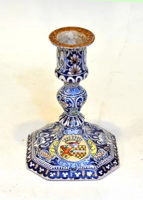 BOUGEOIR EN FAIENCE DE BLOIS SIGNE ULYSSE - Photo 1/4