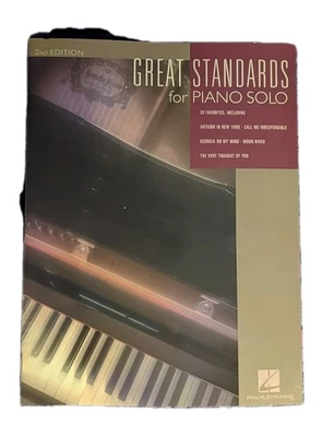 Great Standards For Piano Solo 2nd Edition Music Book 20 Favorites Hal Leonard - Image 1 of 4