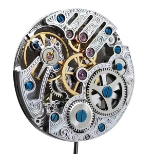 21600bph Skeleton Handwind Manual Watch Movement For Seagull ST3620K ETA 6498 - Picture 1 of 8