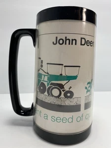 Rare Vintage John Deere Harvester Works Thermo-Serv Insulated Mug Made in USA - Bild 1 von 24