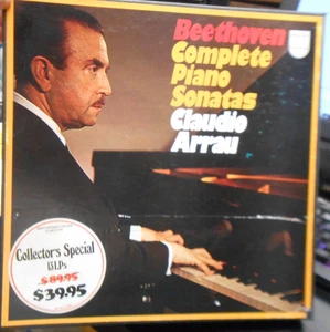 Beethoven Complete Piano Sonatas Claudio Arrau (13 x Vinyl LP Box Set) NM/M- - Picture 1 of 6