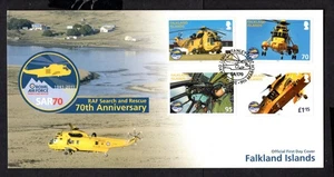 Isole Falkland - Copertina Primo Giorno 2011 RAF Ricerca e Soccorso 70° Anniversario - Foto 1 di 2