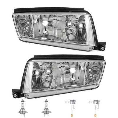 Scheinwerfer Set H3/H7 für Skoda Fabia I Combi 6Y5 6Y2 6Y3 inkl. Osram Lampen - Bild 1 von 4