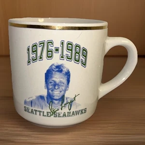 Taza de café de jubilación Steve Largent de colección “Fin de una era” 1976-1989 #80 - Imagen 1 de 6