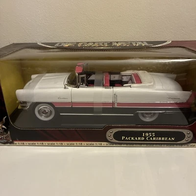 1955 Packard Caribbean  WHITE / PINK/black 1:18 Diecast Road Signiature /NIB  - Image 1 of 4