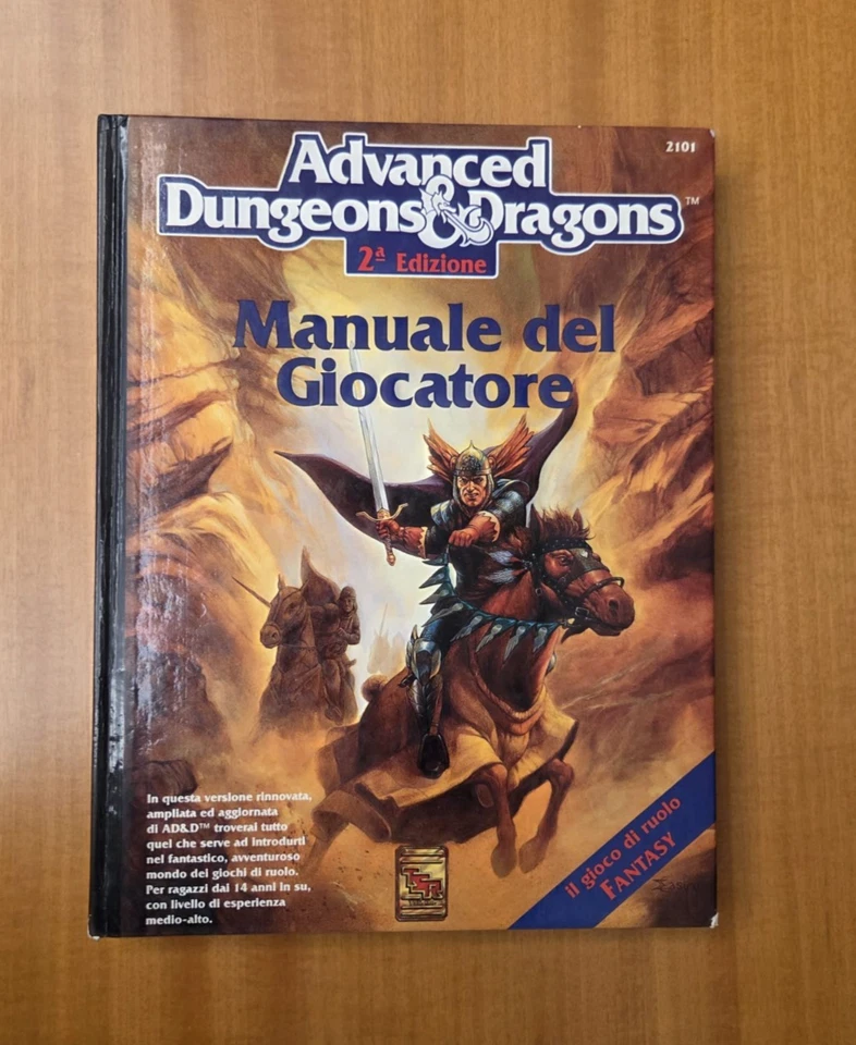 Advanced Dungeons & Dragons (2nd Ed) - Manuale del Giocatore ITA D&D - Immagine 1 di 4