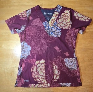 Greys Anatomy Spandex Scrubs, NWOT, XS, Floral. $5 ship Each add item $1 ship - Picture 1 of 5