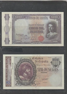 España Billetes Recuerdo de años 1938-40 editados por FNMT año 2002 (HG-402) - Imagen 1 de 1