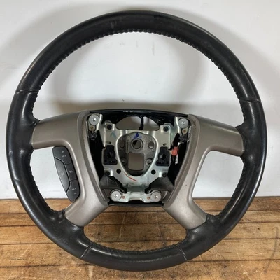 2007-2013 GMC Sierra Left Driver Side Steering Wheel W/ Cruise Switch OEM - Image 1 of 4