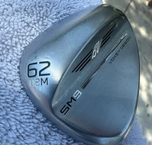 Neuwertiger RH Titleist Vokey SM9 Brushed Steel 62 08M LW Lob Wedge Vokey Wedge Flex - Bild 1 von 7