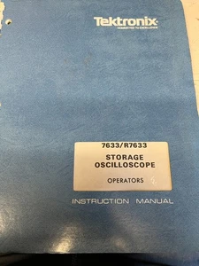 TEKTRONIX 7633/R7633 SPEICHEROSZILLOSKOP BEDIENUNGSANLEITUNG - Bild 1 von 1