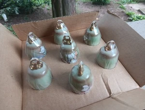 JUEGO VINTAGE DE 7 CAMPANAS DE PORCELANA ROYAL BAYREUTH DE LUNES A DOMINGO - Imagen 1 de 7