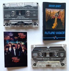 DARE FORCE FIREPOWER & BRIAN BART FUTURE VISION 2 CASSETTE PRIVATE 8O'S METAL - Bild 1 von 4