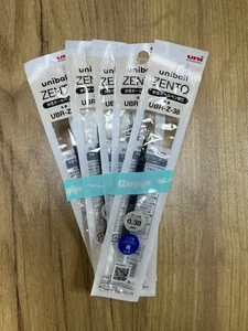 Uniball ZENTO Ricarica Penna 0,38mm Cartuccia Inchiostro Blu Confezione da 5 Liscio Asciugatura Rapida Pro - Foto 1 di 4