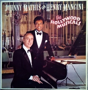JOHNNY MATHIS and HENRY MANCINI - the HOLLYWOOD MUSICALS - VERY GOOD PLUS 33 LP - Picture 1 of 6