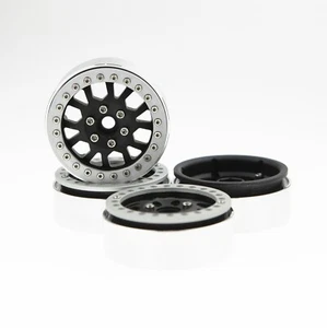 4X GDS Racing 2.2" Alloy Beadlock Wheel Rim Wide 1"(25.4mm) for RC Model #104 - Picture 1 of 5