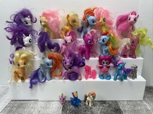 Lote de 20+ figuras My Little Pony MLP 3" ponis 2010 2016 Rainbow Dash Pinkie Pie - Imagen 1 de 11