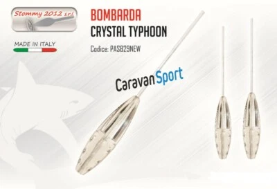 BOMBARDA PESCA TYPHOON CRYSTAL SEMIAFFONDANTE STOMMI TRASPARENTE SBIRULINO MARE