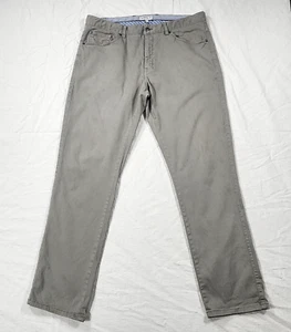 Peter Millar Ultimate Satin Hose Herren 36x31 Beige 5 Pocket Preppy Modal Stretch - Bild 1 von 14