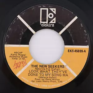 The New Seekers - Look What They've Done To My Song Ma - 45 rpm Vinyl 7" Single - Picture 1 of 6