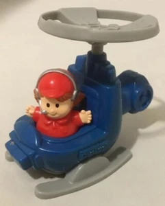 McDonalds Toy Kids Meal 2004 Mattel Little People Blue Helicopter Free Shipping - Picture 1 of 3