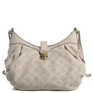Louis Vuitton M95768 Monogram Mahina Gris Greige Leather XS Shoulder Bag - Picture 1 of 6