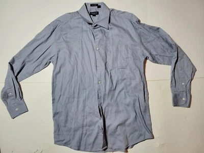 Camisa de vestir de satén Versa de manga larga para hombre grande 16-16 1/2 (34-35) Foto 1 de 4