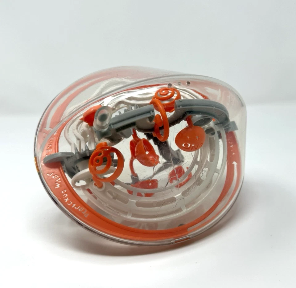 Perplexus Warp 3D Puzzle Orange Maze Roller Ball, Brain Teaser Game, PLEASE READ - Image 1 of 4