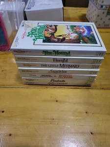 Lot of 7 Vintage Walt Disney Classic Books On Cassette Dove Audio - Picture 1 of 3