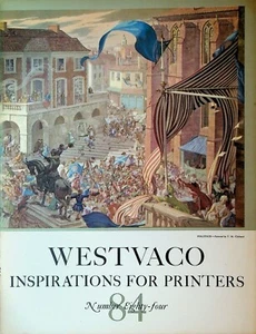 Westvaco Inspirations for Printers Magazine 84 1934 Art Deco TM Cleland - Bild 1 von 3