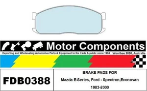 BRAKE PADS FDB0388M TO SUIT Mazda E-Series, Ford - Spectron,Econovan 1983-2000 - Picture 1 of 2