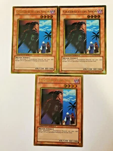 3x Grabwächters Spion GLD4-DE010 Gold-Rare YU-GI-OH Karten Playset - Bild 1 von 1