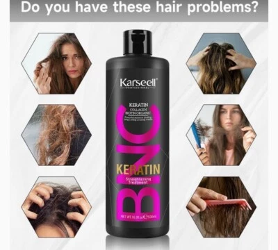 Karseell Brazilian Keratin Straightening Conditioner Collagen Organic Treatment - Image 1 of 4