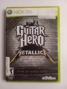 Guitar Hero: Metallica (Microsoft Xbox 360, 2009) Completo con Manual - Imagen 1 de 3