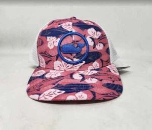New men's Vineyard Vines floral fish whale dot performance trucker hat - Picture 1 of 7