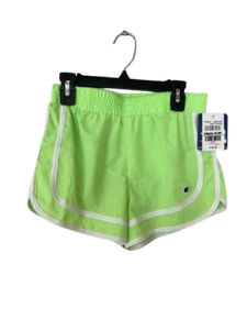 Champion Girls' Solid Woven Shorts - Sizzling Mint Green - Picture 1 of 1