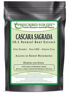 Cascara Sagrada - 10:1 natürliches Wurzelextraktpulver (Rhamnus purshiana), 1 kg - Bild 1 von 1