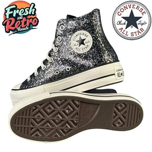 Chuck Taylor All Star Lift Platform W7.5 Fairy Grunge Shimmering Futuristic - Picture 1 of 8