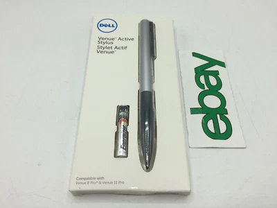 OEM Dell Venue Pro 8 & Venue 11 Pro Active Stylus Pen Black/Silver - NEW - Image 1 of 2