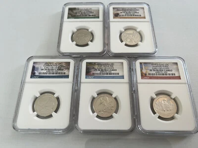 2016-S CLAD NATIONAL PARK QUARTER SET "EARLY RELEASE" NGC PF70 ULTRA CAMEO - Image 1 of 4
