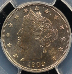 1909 5c Proof Liberty Nickel PCGS and CAC PR 66 - Picture 1 of 5