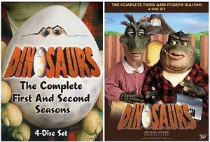 DINOSAURS COMPLETE SERIES 1-4 COLLECTION 8 DISC DVD BOX SET "NEW&SEALED" - Picture 1 of 1