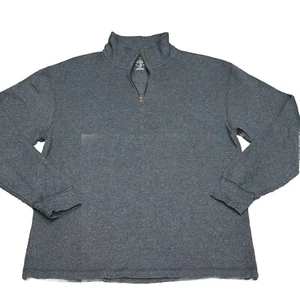 Redhead 1/4 Zip Thermal Shirt Size L Men's Gray Long Sleeve Waffle Knit - Picture 1 of 9
