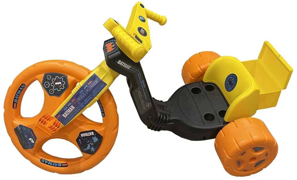 The Original Big Wheel 16" Racer Classic Trike Batman Negro/Amarillo/Naranja Foto 1 de 1