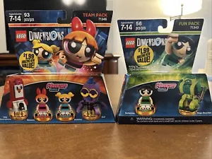 LEGO Dimensions: (71343) Buttercup Fun Pack & (71346) Powerpuff Girls Team Pack - Picture 1 of 9